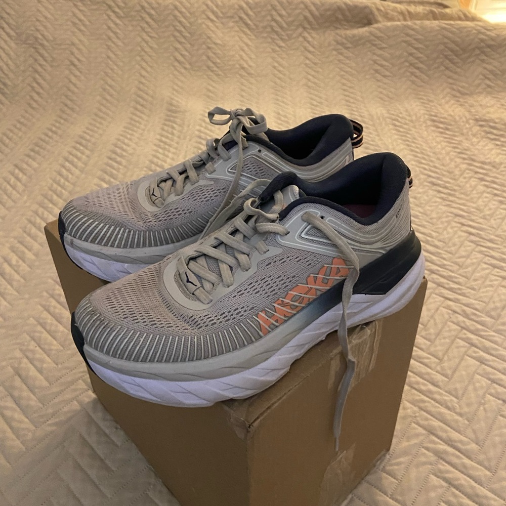 Hoka Bondi + Super Feet Insoles